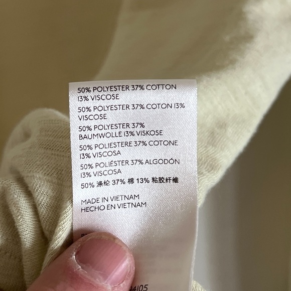 Free People We The Free Natasha Ruched-Sleeve Long Sleeve Crewneck T-Shirt Large - Picture 6 of 6